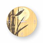 Atina nástěnné hodiny v zdobené dřevěné konstrukci vyrobené v Itálii Viadurini