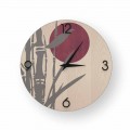 Atina nástěnné hodiny v zdobené dřevěné konstrukci vyrobené v Itálii