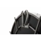 Moderní designové kulaté nástěnné hodiny ze železa a MDF - naděje Viadurini