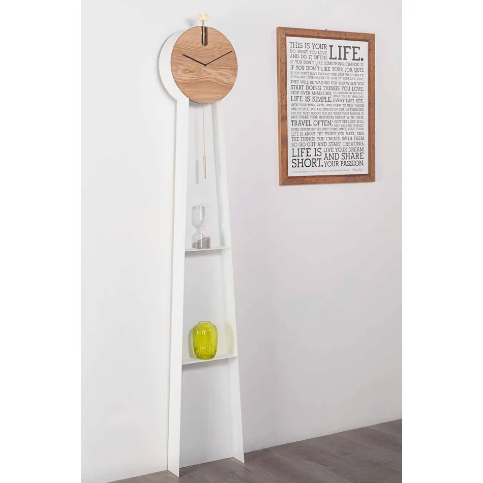 Designové kyvadlové hodiny s ocelovou konstrukcí vyrobené v Itálii - Pendolino Viadurini