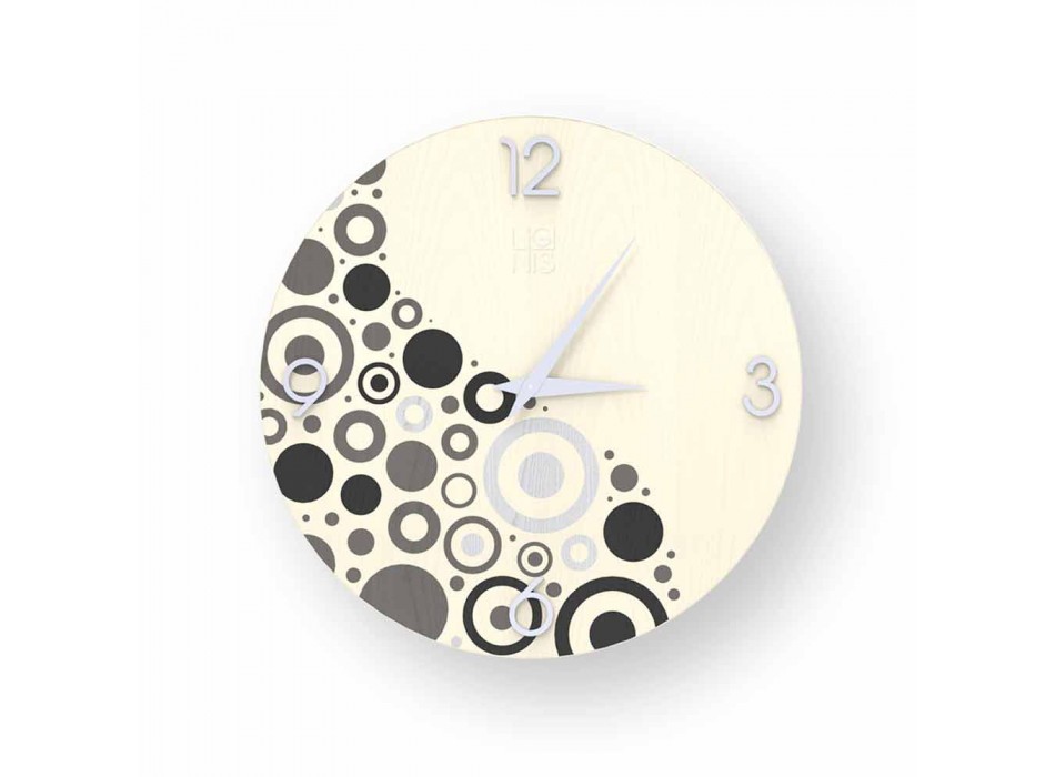 Curno nástěnné hodiny v moderním designu vyrobené v Itálii Viadurini