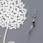 Moderní design kulaté zdobené šedé dřevo nástěnné hodiny - horní sprcha Viadurini