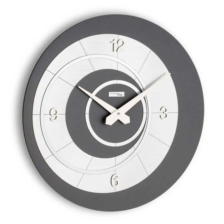 PVC nástěnné hodiny ve 3 různých povrchových úpravách Made in Italy - Quick Viadurini