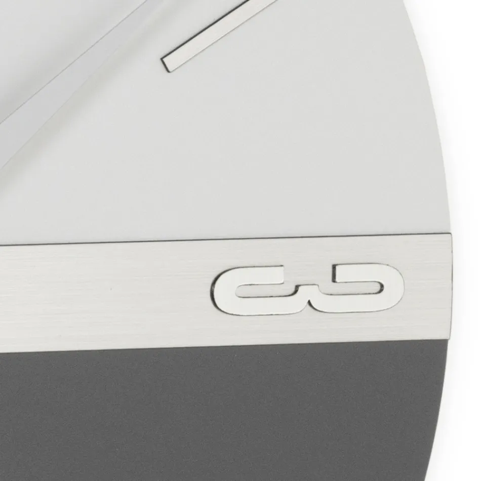 Nástěnné hodiny z částečně expandovaného PVC s vysokou hustotou Made in Italy - Ritmo Viadurini