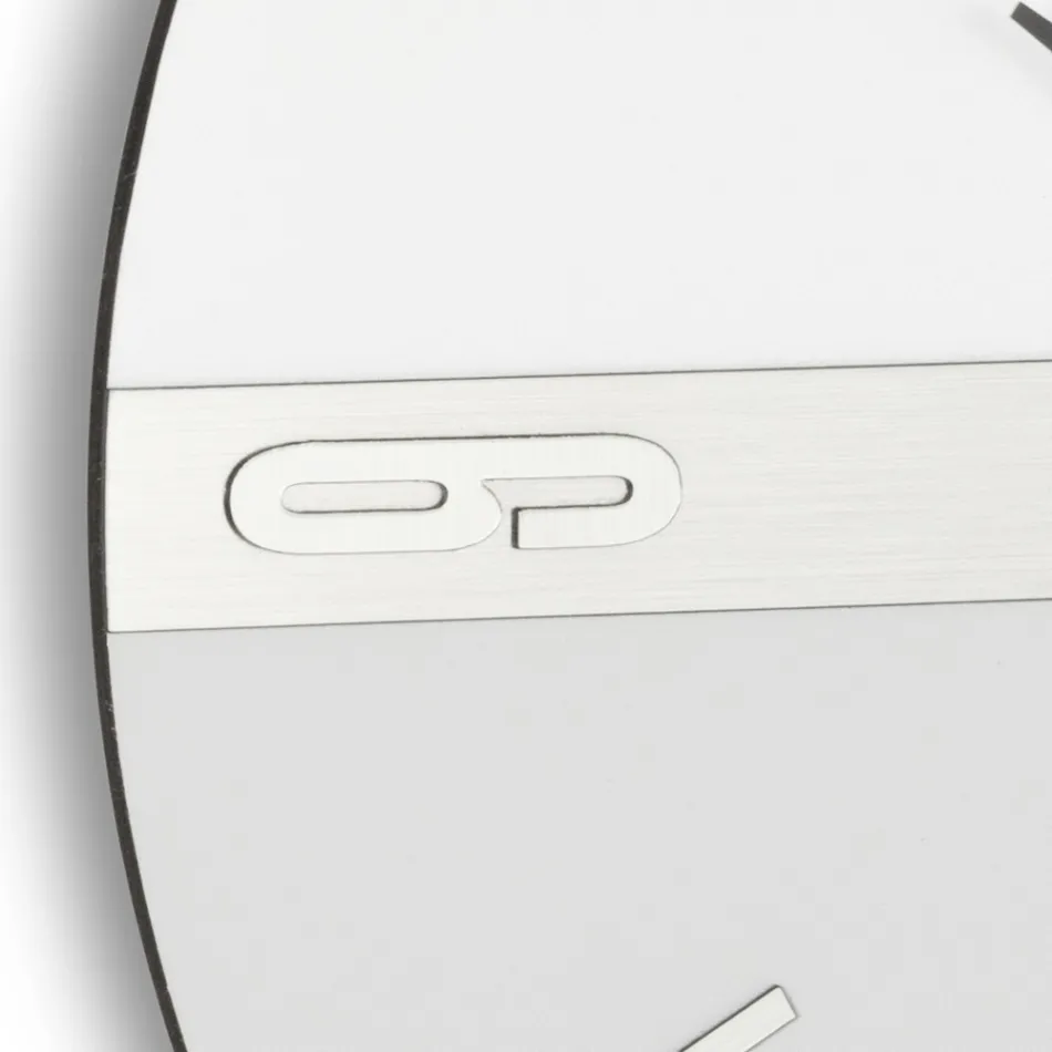 Nástěnné hodiny z částečně expandovaného PVC s vysokou hustotou Made in Italy - Ritmo Viadurini