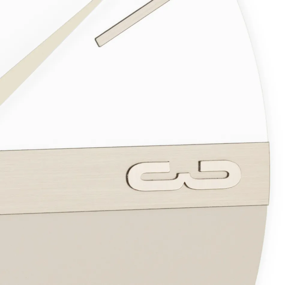 Nástěnné hodiny z částečně expandovaného PVC s vysokou hustotou Made in Italy - Ritmo Viadurini