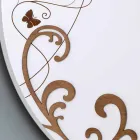 Moderní a kulaté dřevěné nástěnné hodiny se sezónním designem Viadurini