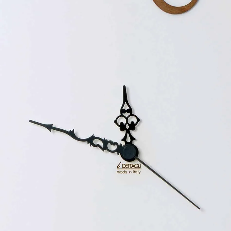 Moderní a kulaté dřevěné nástěnné hodiny se sezónním designem Viadurini