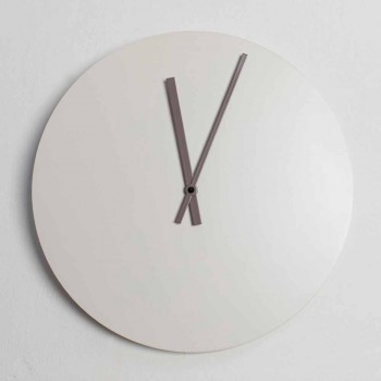 Barevné moderní průmyslové nástěnné hodiny vyrobené v Itálii - Fobos