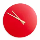 Velké barevné moderní nástěnné hodiny z kulatého dřeva - Dione Viadurini