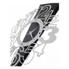 Železné nástěnné hodiny s vykřičníkem Made in Italy - Hand Viadurini