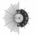 Železné nástěnné hodiny elegantní design vyrobený v Itálii - Aneto
