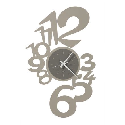 Velké designové železné nástěnné hodiny s vnějšími čísly - Vodnář Viadurini