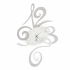 Nástěnné hodiny v černé železo, hliník nebo červená Vyrobeno v Itálii - Rosbif Viadurini