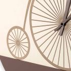Kulaté designové dřevěné nástěnné hodiny s dekoracemi ve 2 provedeních - Byko Viadurini