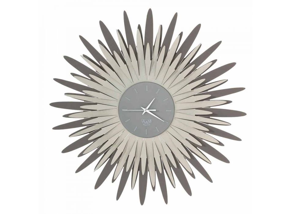 Moderní nástěnné hodiny s tvarem železa vyrobené v Itálii - Fuoco Viadurini