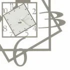 Moderní železné nástěnné hodiny s geometrickým designem vyrobené v Itálii - Procida Viadurini