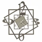 Moderní železné nástěnné hodiny s geometrickým designem vyrobené v Itálii - Procida Viadurini