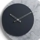Kulaté nástěnné hodiny Elara z potištěného metakrylátu, vyrobené v Itálii Viadurini