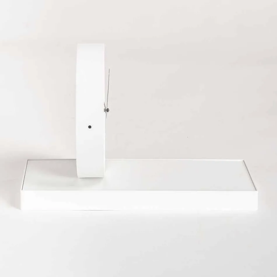 Otočné stolní hodiny s ocelovým zrcadlem vyrobené v Itálii - Meritorious Viadurini