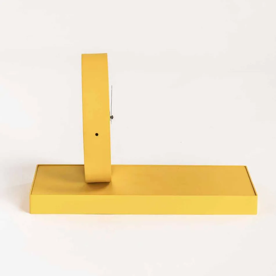 Otočné stolní hodiny s ocelovým zrcadlem vyrobené v Itálii - Meritorious Viadurini