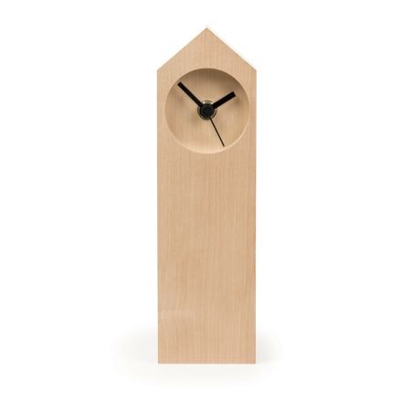 Moderní odpařené javorové dřevo stolní hodiny vyrobené v Itálii - javor Viadurini