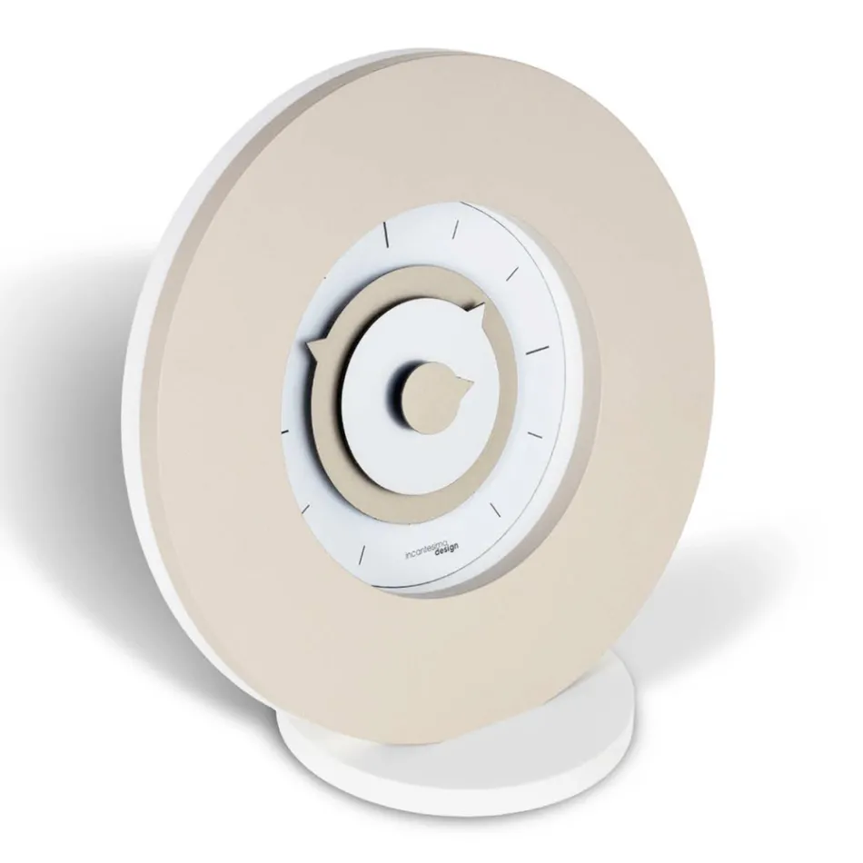 Stolní hodiny z poloexpandovaného PVC s vysokou hustotou Made in Italy - Pretty Viadurini