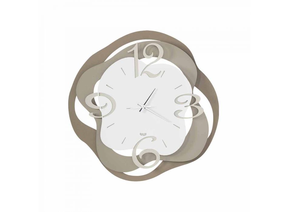Moderní design nástěnné hodiny v železo Made in Italy - Gertrude Viadurini