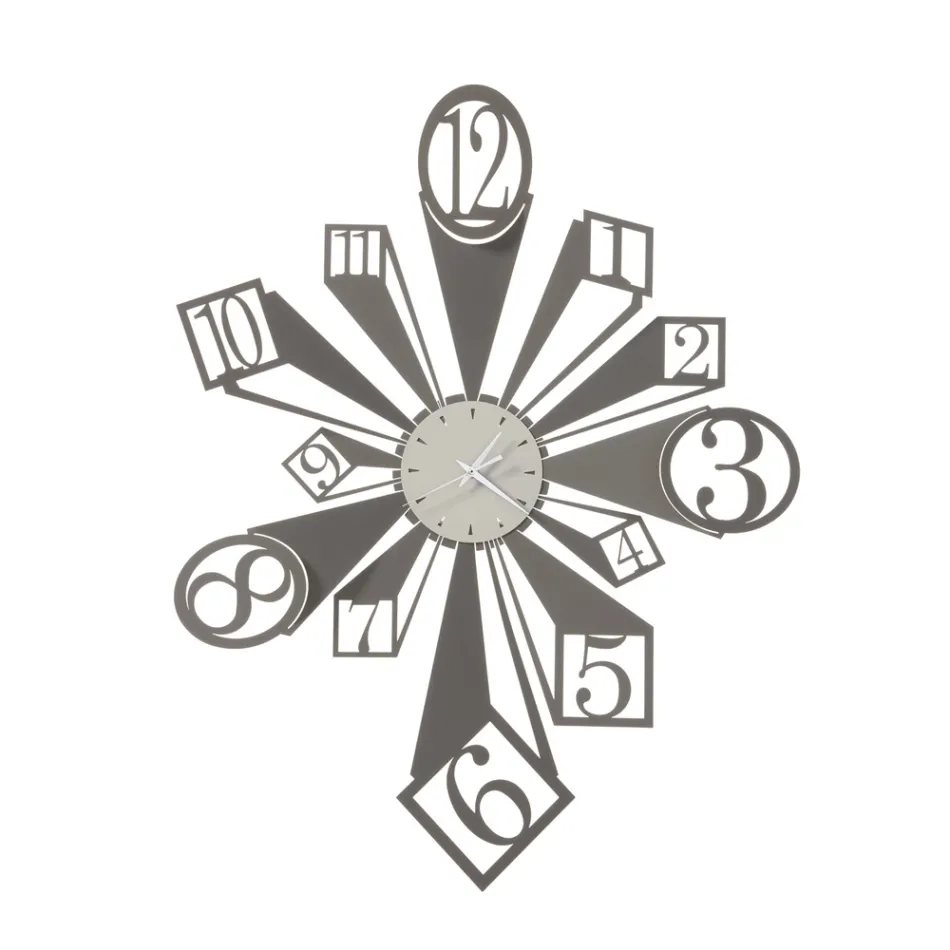 Železné hodiny se zvláštním optickým efektem Made in Italy - Wheel Viadurini