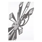 Železné hodiny se zvláštním optickým efektem Made in Italy - Wheel Viadurini