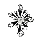 Železné hodiny se zvláštním optickým efektem Made in Italy - Wheel Viadurini