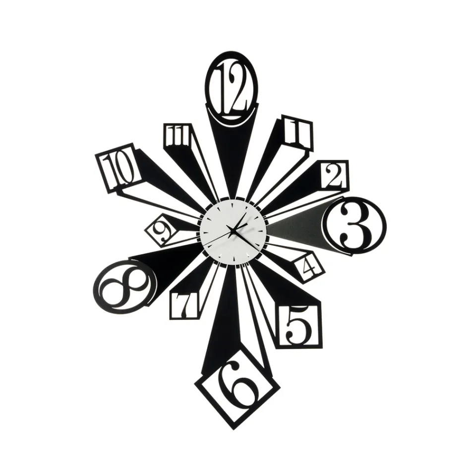 Železné hodiny se zvláštním optickým efektem Made in Italy - Wheel Viadurini