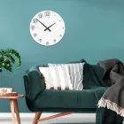 Dřevěné hodiny s postupně se zvětšujícími číslicemi Made in Italy - Kenya Viadurini