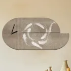 Dřevěné hodiny s potiskem volavky Made in Italy - Palau Viadurini