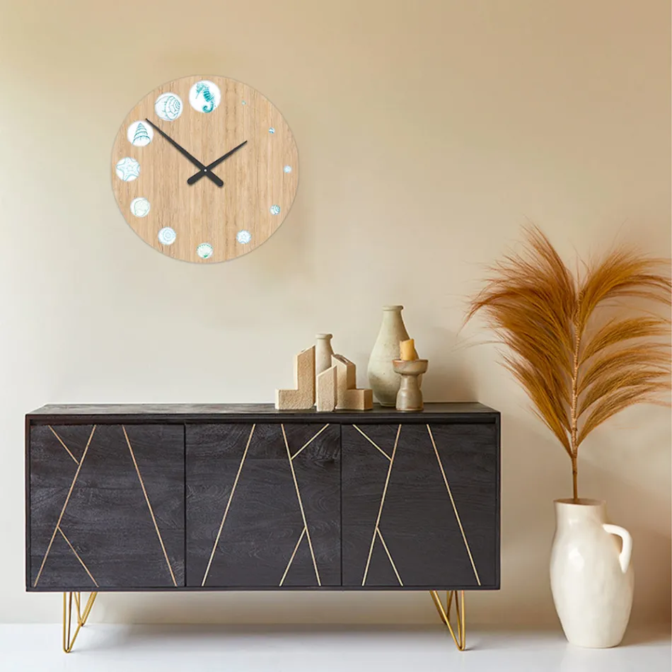 Dřevěné hodinky s mořským potiskem Made in Italy - Honduras Viadurini