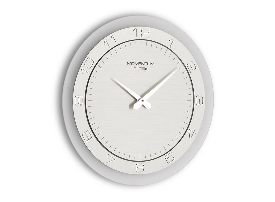 Moderní nástěnné hodiny Dininho vyrobené v Itálii Viadurini