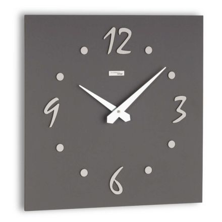 Nástěnné hodiny s vrstveným lisovaným plátnem Made in Italy - Přesné Viadurini