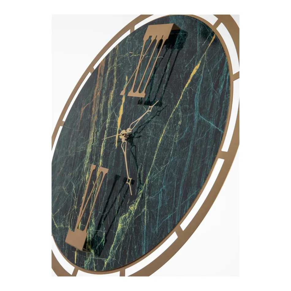 Hodiny vyrobené ze železa se 3 ručičkami Made in Italy - Star Viadurini