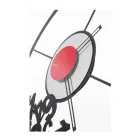 Hodiny vyrobené ze železa s padlými čísly Made in Italy - Beran Viadurini