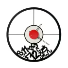 Hodiny vyrobené ze železa s padlými čísly Made in Italy - Beran Viadurini