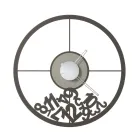 Hodiny vyrobené ze železa s padlými čísly Made in Italy - Beran Viadurini