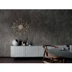 Kulaté železné designové nástěnné hodiny vyrobené v Itálii - Kombo Viadurini