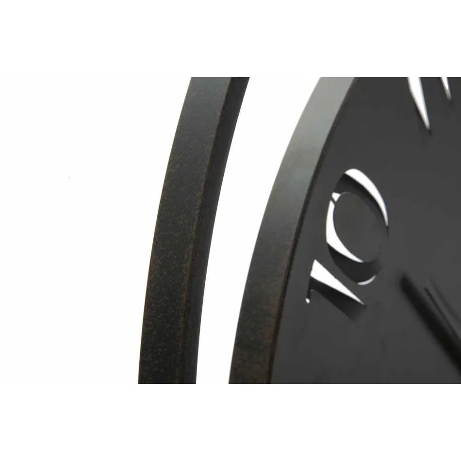 Kulaté nástěnné hodiny o průměru 60 cm Moderní žehlička - Beatrix Viadurini