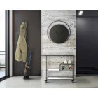 Kulaté nástěnné hodiny o průměru 60 cm Moderní žehlička - Beatrix Viadurini