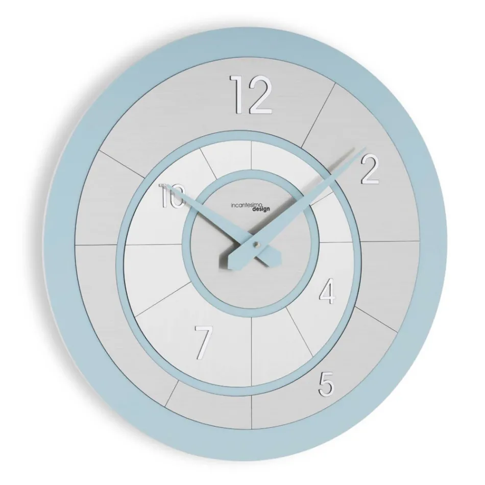 Kulaté hodiny z polopěnového PVC s vysokou hustotou Made in Italy – Creative Viadurini