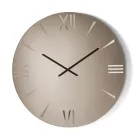 Kulaté zrcadlové skleněné hodiny s laserově gravírovanými číslicemi - Clelia Viadurini