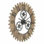 Moderní designové kulaté nástěnné hodiny ze železa a MDF - Gitta Viadurini