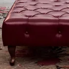 Klasická lavice s nohami z bukového dřeva Made in Italy - Spassoso Viadurini