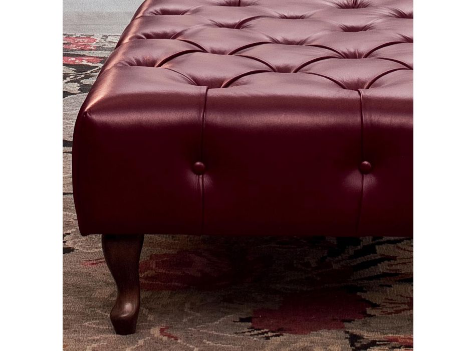 Klasická lavice s nohami z bukového dřeva Made in Italy - Spassoso Viadurini