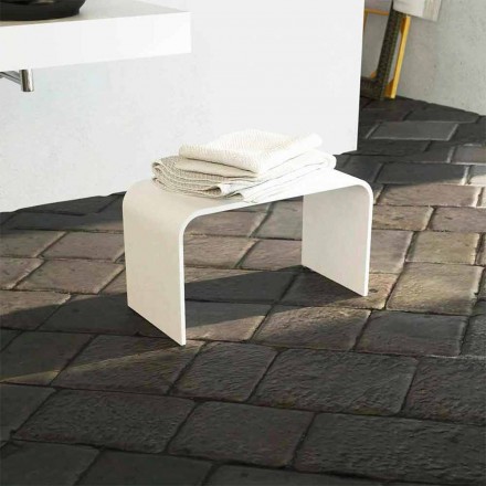 Dlouhá designová moderní koupelnová lavice vyrobená v Itálii Recanati Viadurini